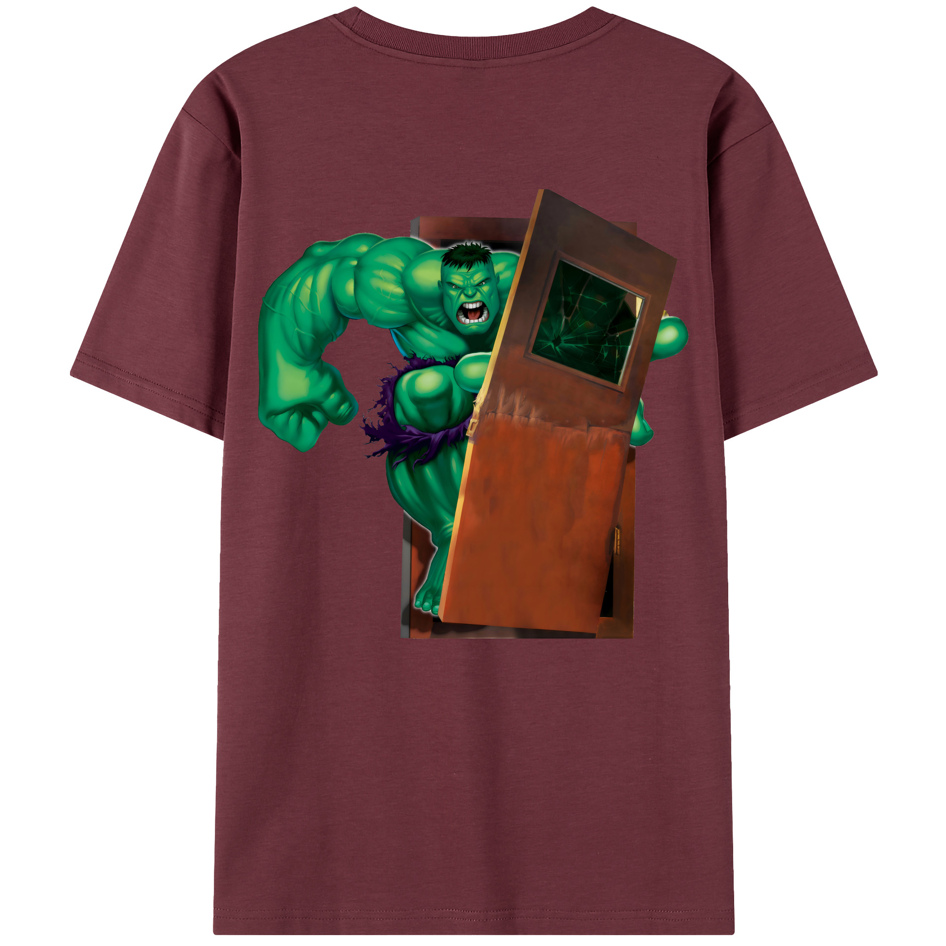 （画像用） アベンジャーズ The Avengers 綿100％半袖Tシャツ（背面プリント）